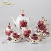 Vintage European Rose Coffee Set