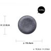 Charcoal Grey Matte Finish Ceramic Plate