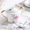 Bone China Flamingo Coffee Set