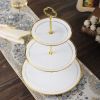3-Tier Bone China Dessert Rack