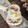 3-Tier Bone China Dessert Rack
