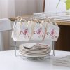 Bone China Flamingo Coffee Set