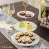 3-Tier Bone China Dessert Rack