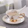 Stamped Porcelain Tea & Saucer Set