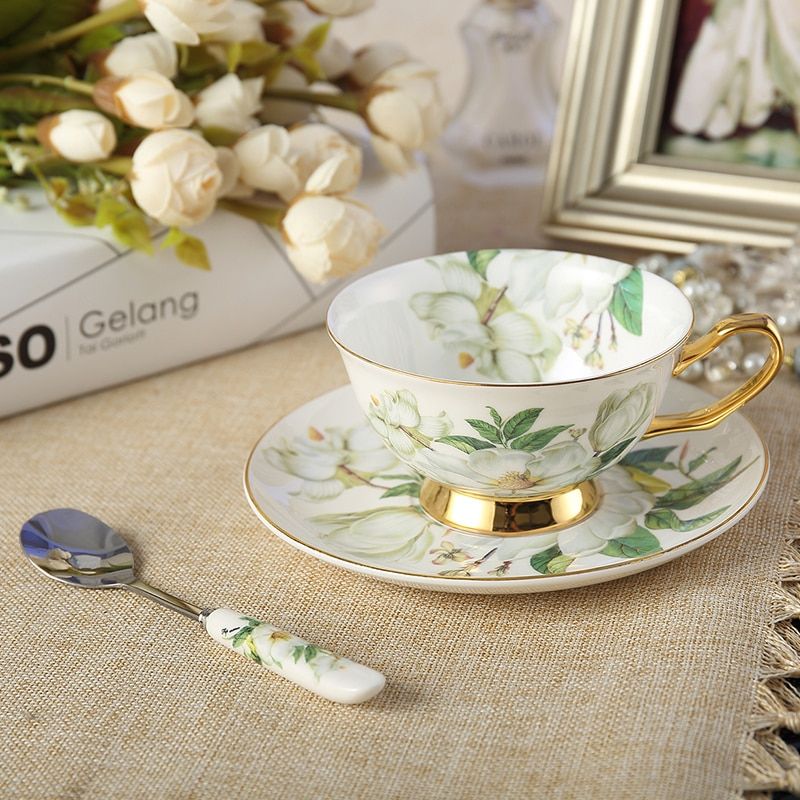 Pastoral Porcelain Coffee Cup