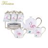 Bone China Flamingo Coffee Set