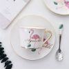 Bone China Flamingo Coffee Set