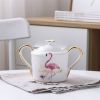 Bone China Flamingo Coffee Set