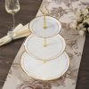 3-Tier Bone China Dessert Rack