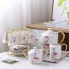 Bone China Flamingo Coffee Set