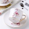 Bone China Flamingo Coffee Set