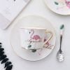 Bone China Flamingo Coffee Set